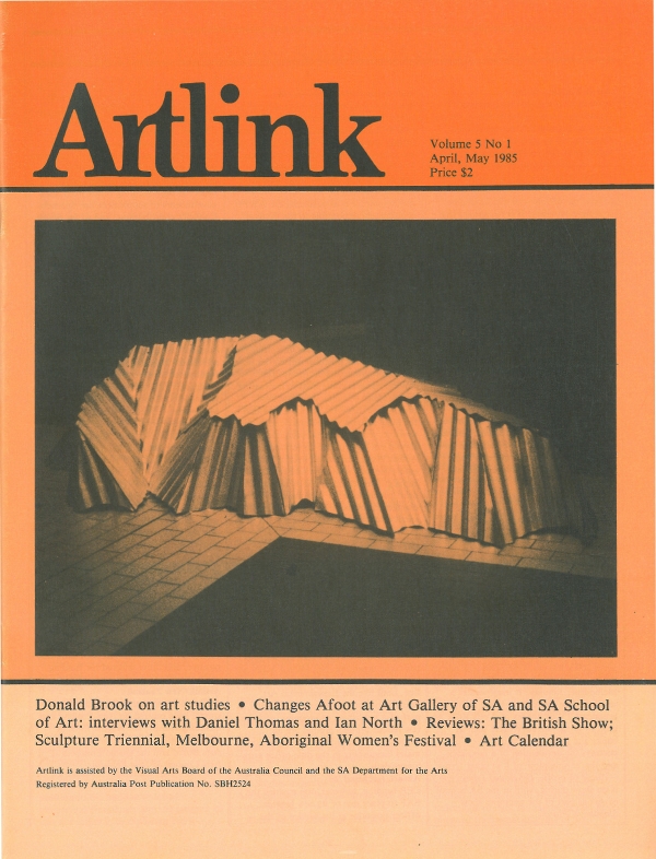 Issue 5:1 | April 1985 | Artlink 5:1